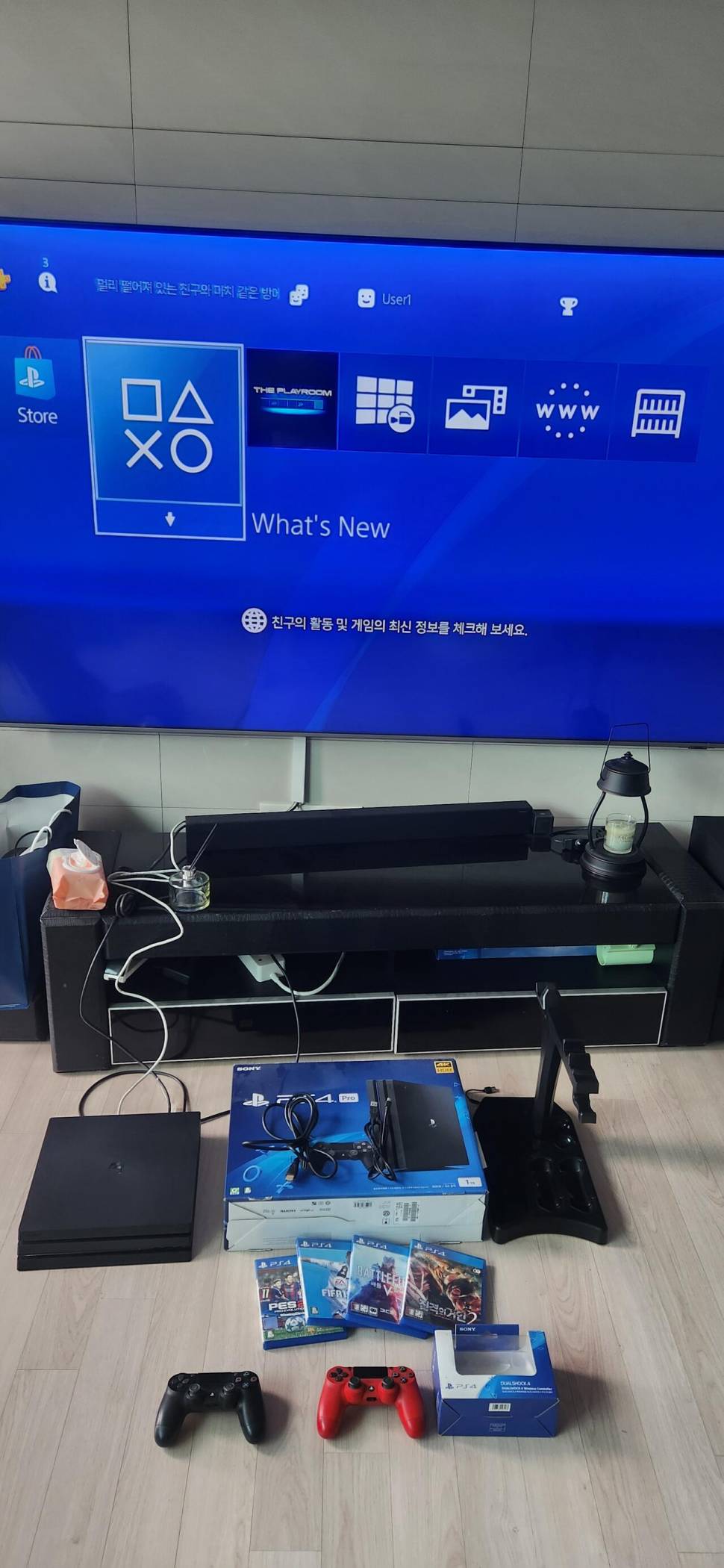 소니 Ps4 프로 1테라 팝니다 (중고장터 - 비낚시용품)