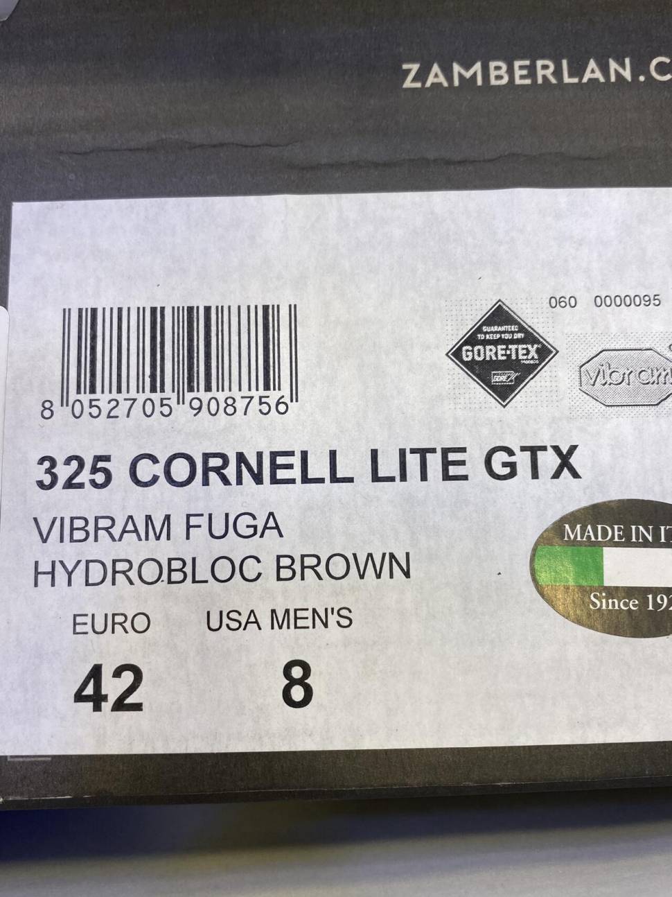 잠발란 코넬라이트 GTX 265 42사이즈 (중고장터 - 비낚시용품)