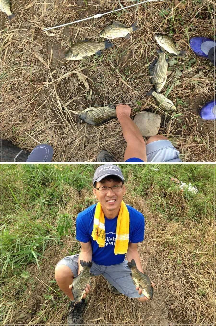 35cm34cm 연속 월척 (조황조행기 - 월척컵토종붕어챔피언십)
